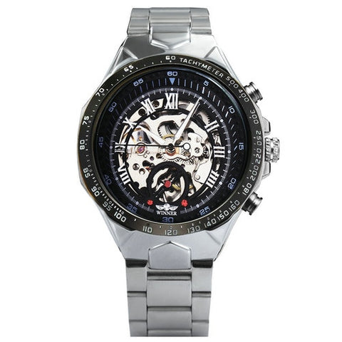 Men Watch Mechanical Automatic Stainless Steel